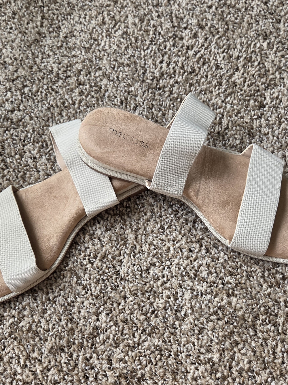 Cream Sandals
